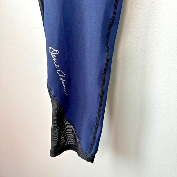 Dene Adams Conceal Carry Navy Leggings Mesh Sides Womens Medium - Picture 3 of 6